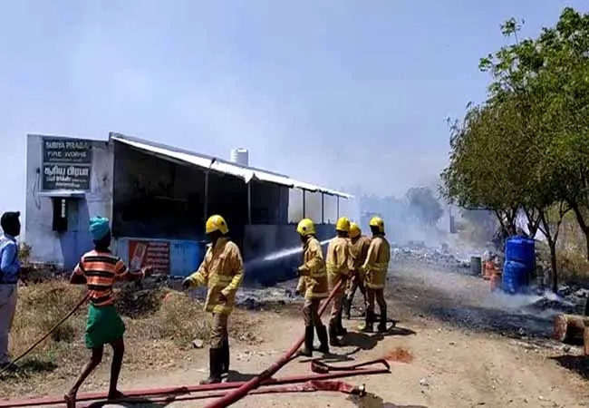 virudhunagar district crackers plant incident police investigation 